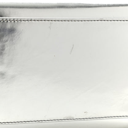 Christian Dior Metallic Patent Calfskin Medium Lady Dior Silver 12 of 12