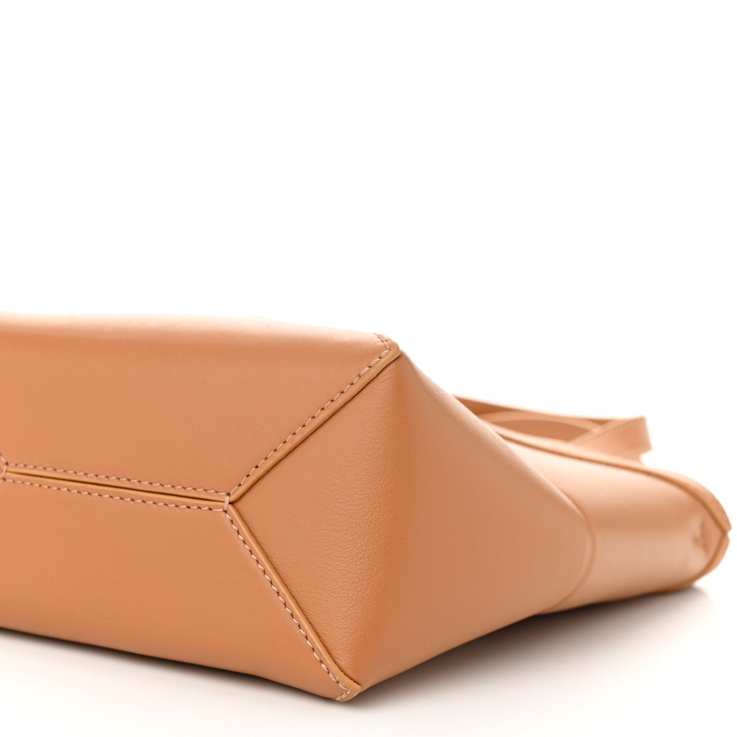 Loewe Shiny Calfskin Mini Puzzle Fold Tote Warm Desert 8 of 8