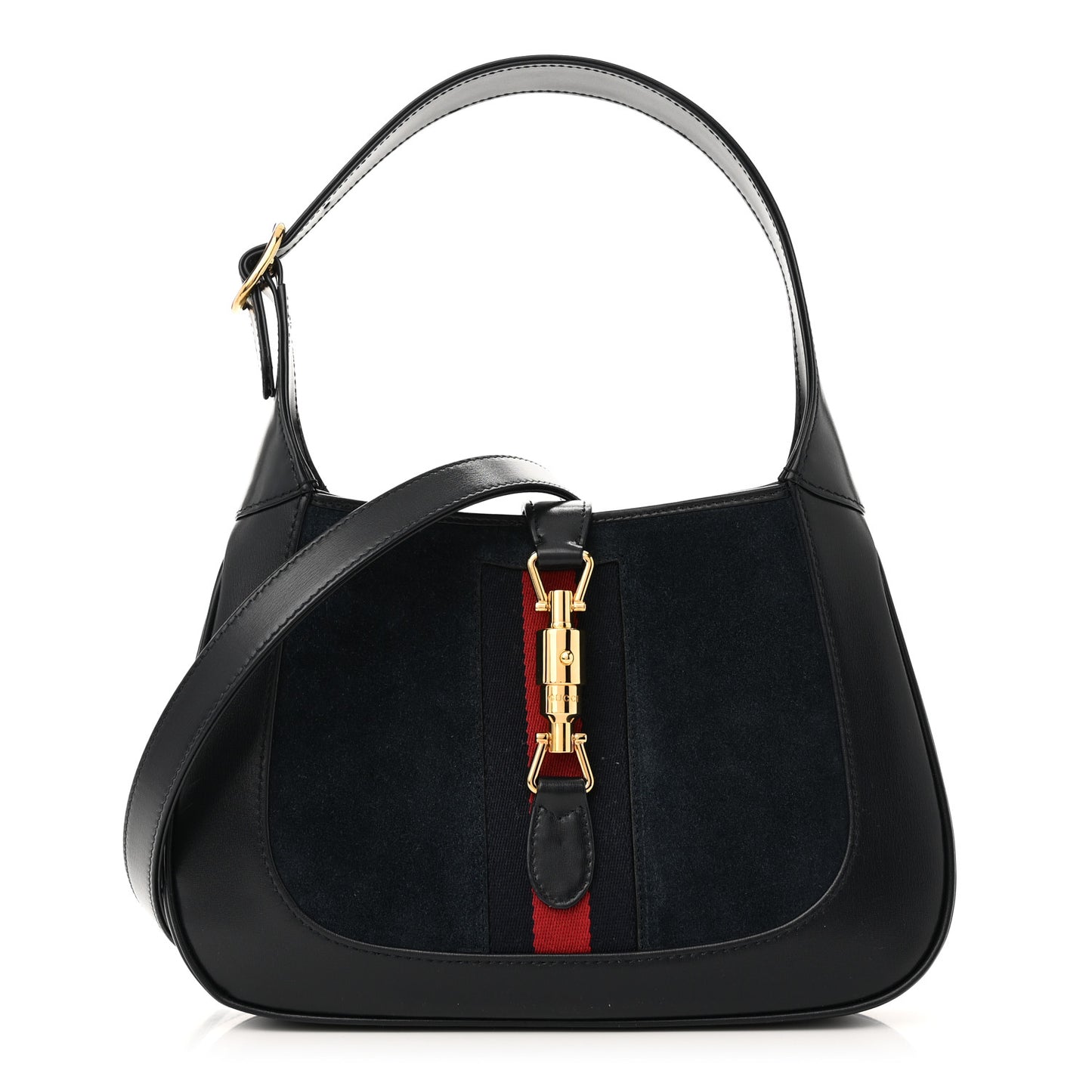 Suede Boarded Dyana Lux Calfskin Suede Small Jackie 1961 Hobo Navy