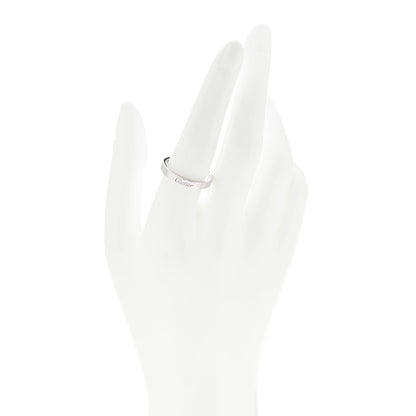 Cartier Platinum 3mm C De Cartier Wedding Band Ring 58 8.25 2 of 5