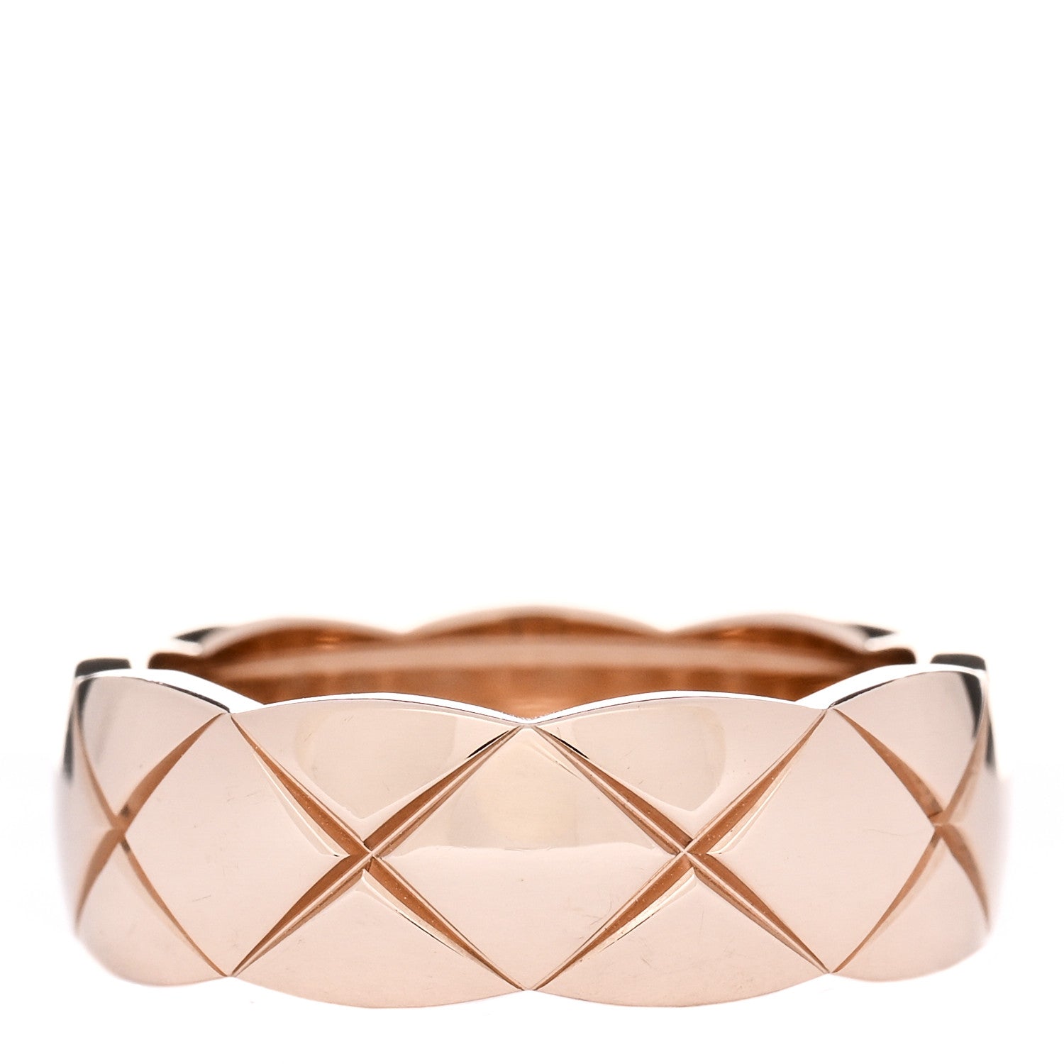 Chanel 18K Beige Gold Small Coco Crush Ring 52 6 3 of 7