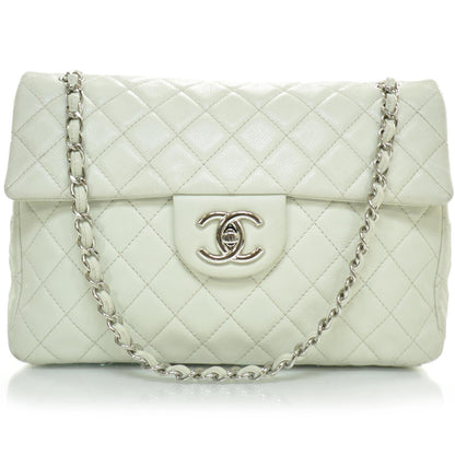 Chanel Washed Caviar Maxi Flap White 1 of 8