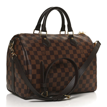 Louis Vuitton Damier Ebene Speedy Bandouliere 30 3 of 11