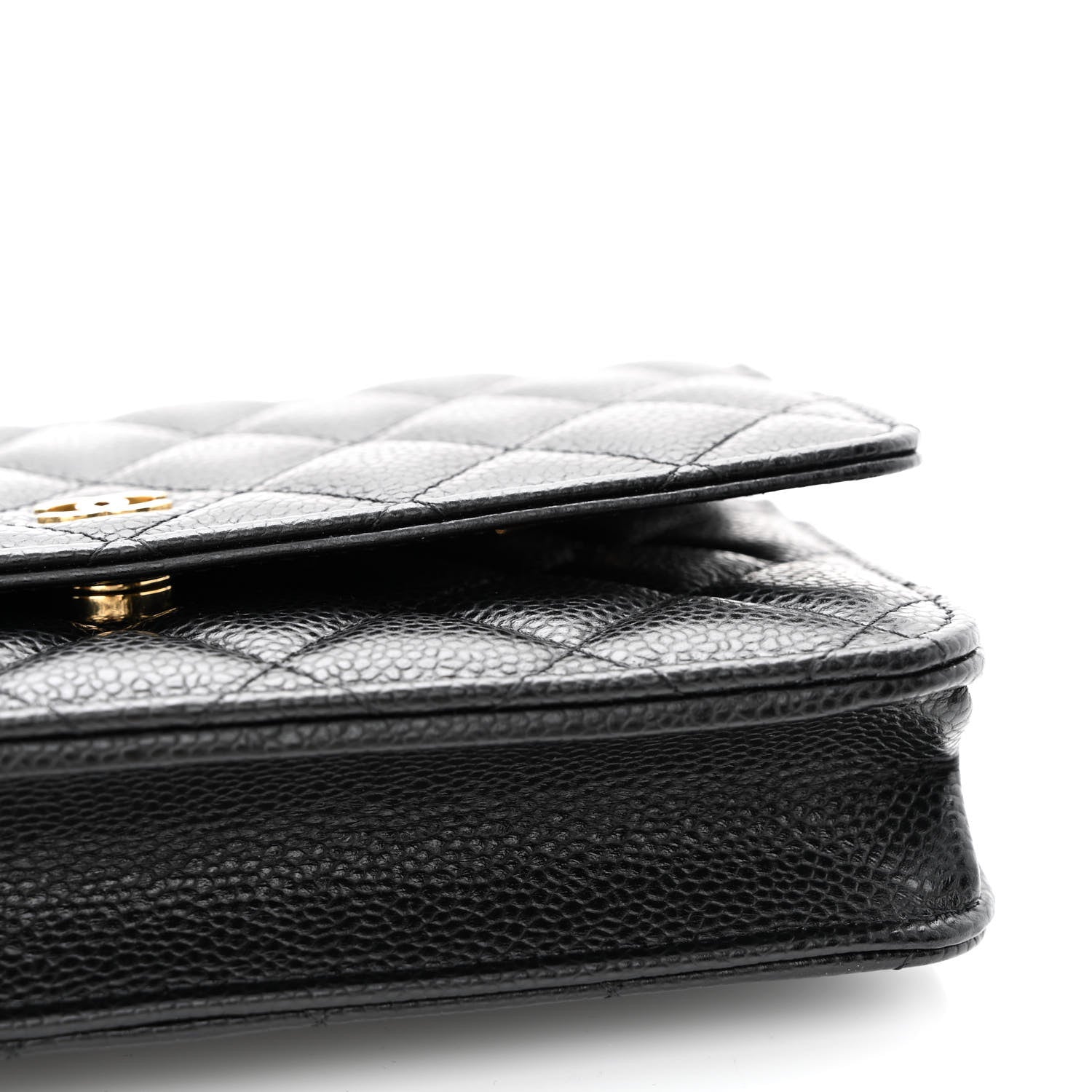 Chanel Caviar Quilted Wallet on Chain WOC Black 12 of 13