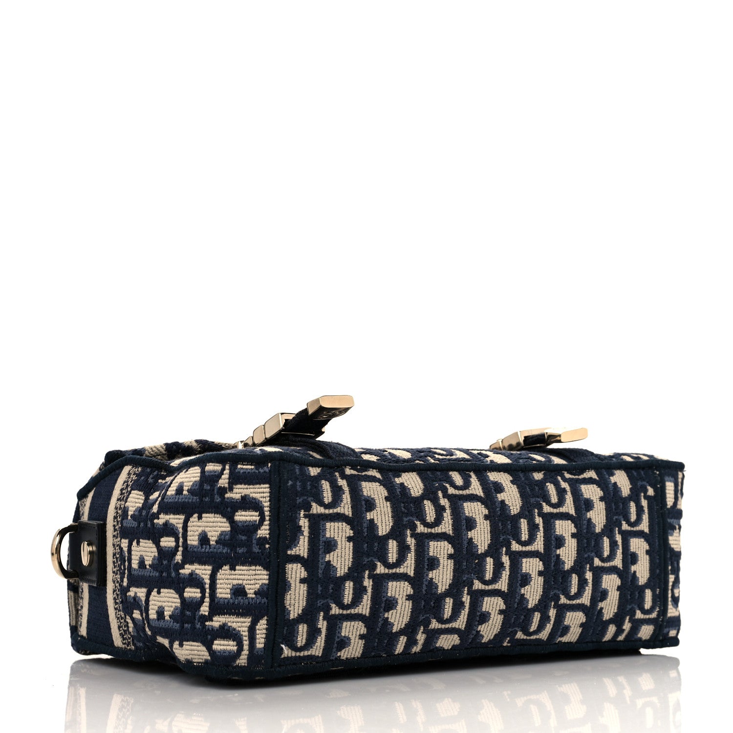 Christian Dior Oblique Small Diorcamp Bag Blue 4 of 10