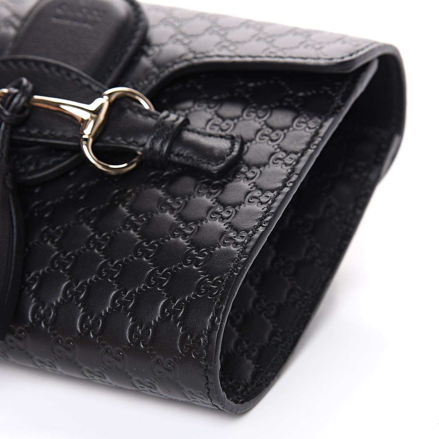 Microguccissima Mini Emily Shoulder Bag Black