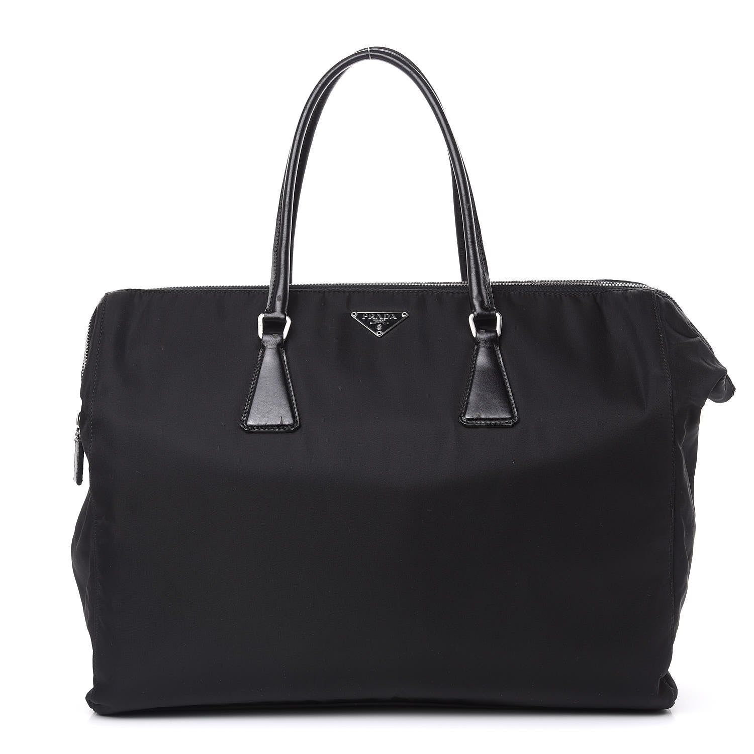 Prada Tessuto Nylon Weekender Black 1 of 14