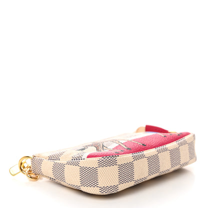 Louis Vuitton Damier Azur 2017 Christmas Animation Mini Pochette Accessories 5 of 8