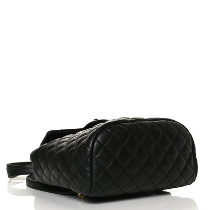 Chanel Lambskin Quilted Small Urban Spirit Backpack Black 4 of 13