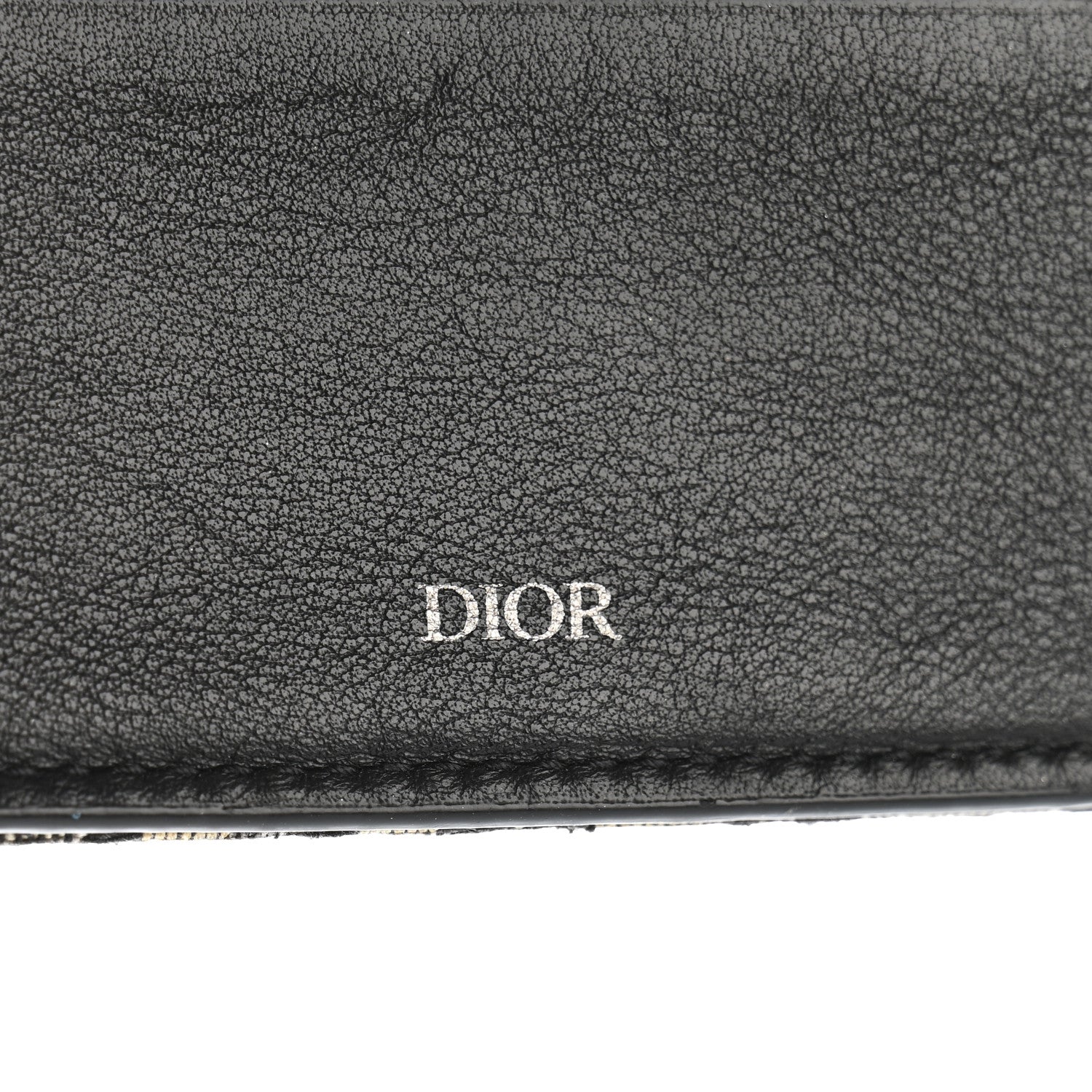 Christian Dior Oblique Bi-Fold Wallet Blue 6 of 12