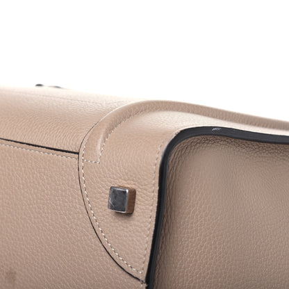 Celine Drummed Calfskin Mini Luggage Dune 15 of 24