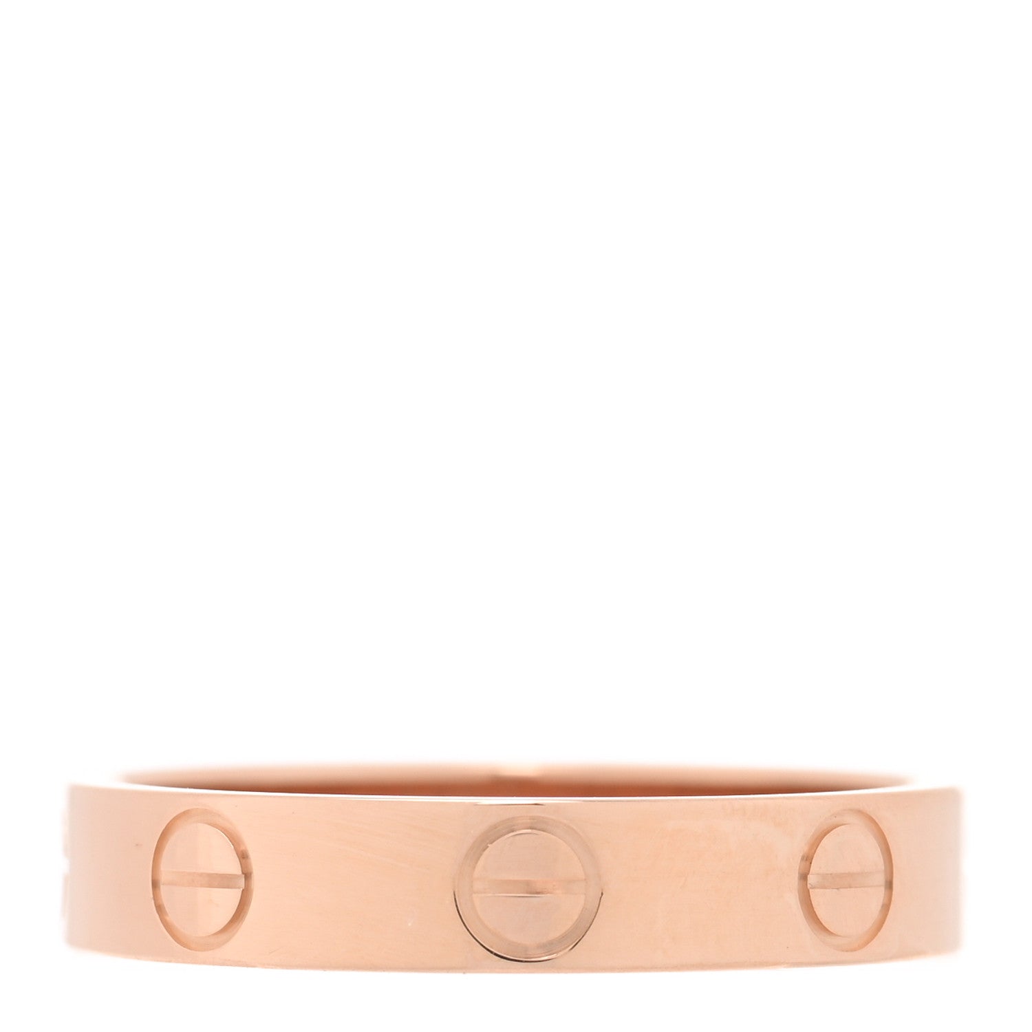 Cartier 18K Pink Gold 3.5mm LOVE Wedding Band Ring 52 6 3 of 5
