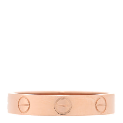 Cartier 18K Pink Gold 3.5mm LOVE Wedding Band Ring 52 6 3 of 5