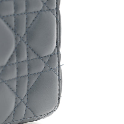 Christian Dior Lambskin Cannage Small My Lady Dior Blue Grey 10 of 10