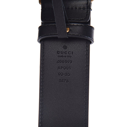 Gucci Calfskin Double G 40mm Belt 90 36 Black 4 of 6