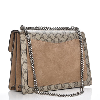 Gucci GG Supreme Monogram Medium Dionysus Shoulder Bag Taupe 4 of 8