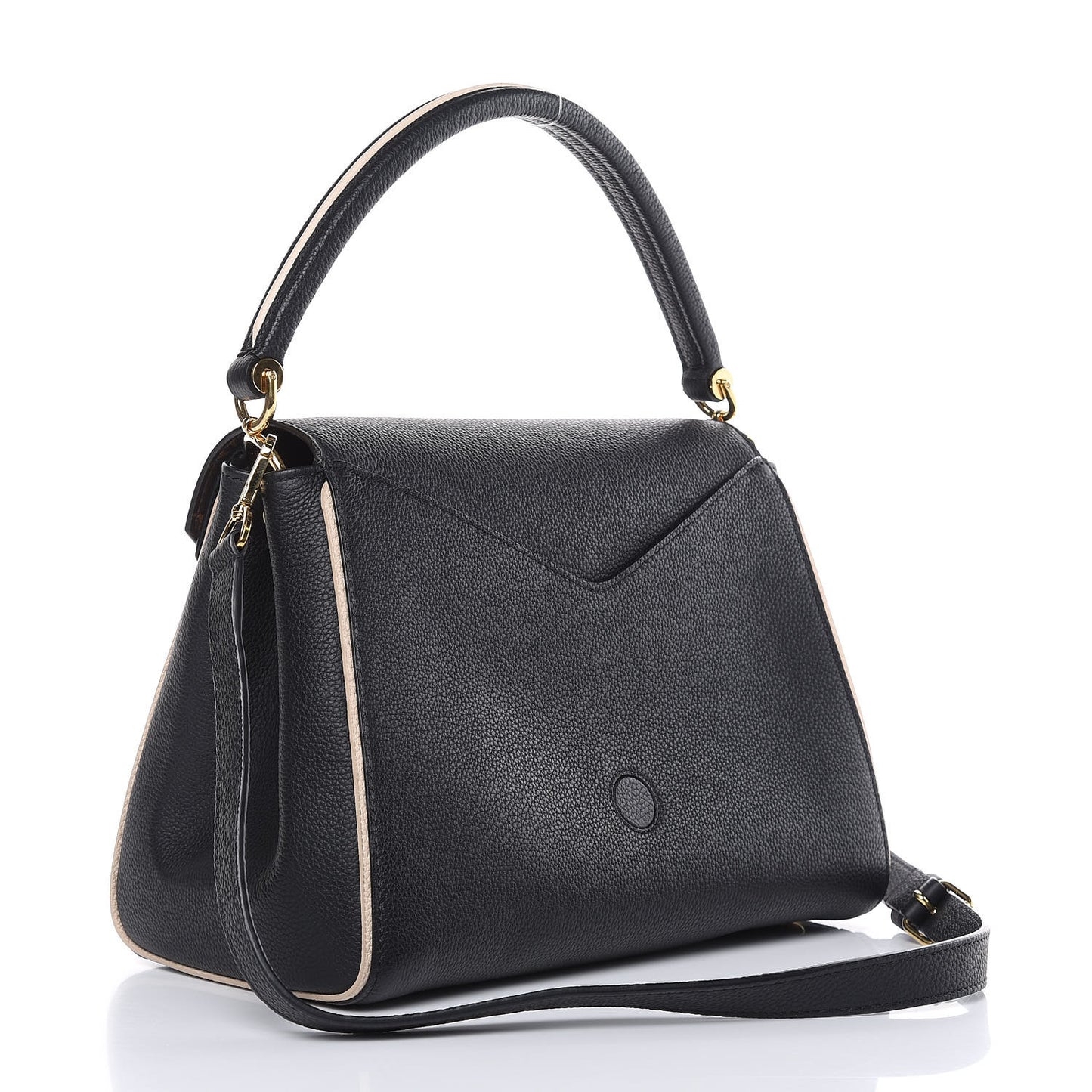 Monogram Double V Black