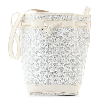 Goyard Goyardine Petit Flot Bucket Bag PM White 1 of 9