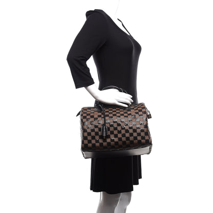 Louis Vuitton Damier Paillettes Speedy 30 Black 2 of 10