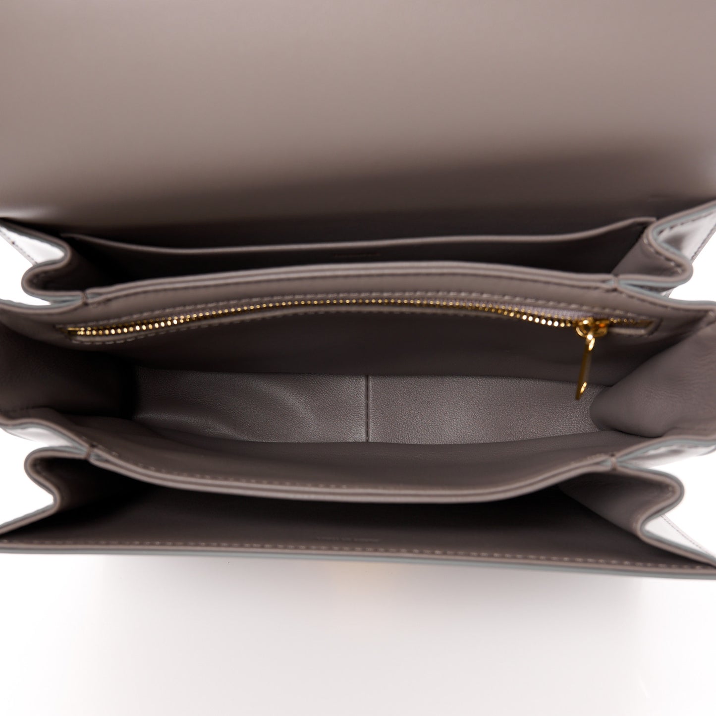 Shiny Calfskin Medium Triomphe Pebble