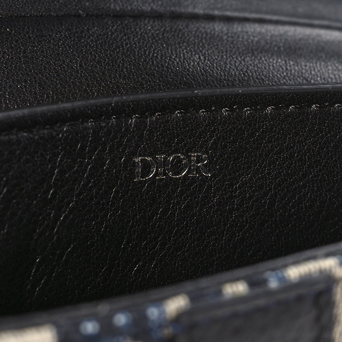 HOMME Oblique Saddle Belt Bag Blue