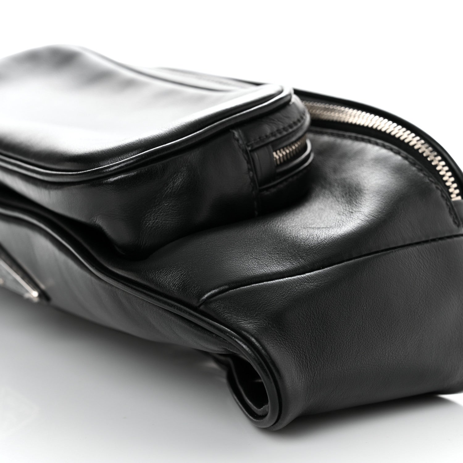 Prada Calfskin Belt Bag Black 11 of 11