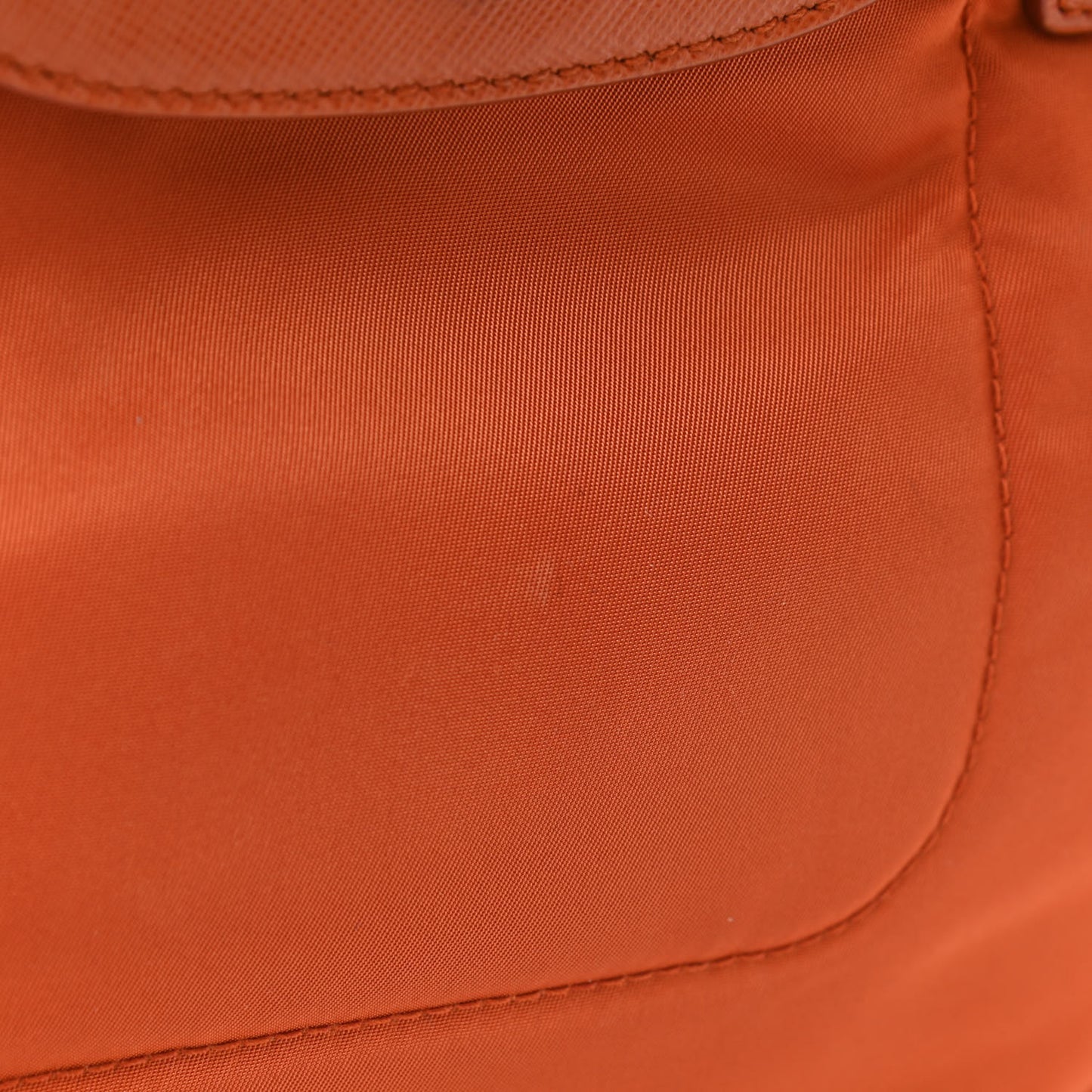 Tessuto Nylon Saffiano Tote Papaya