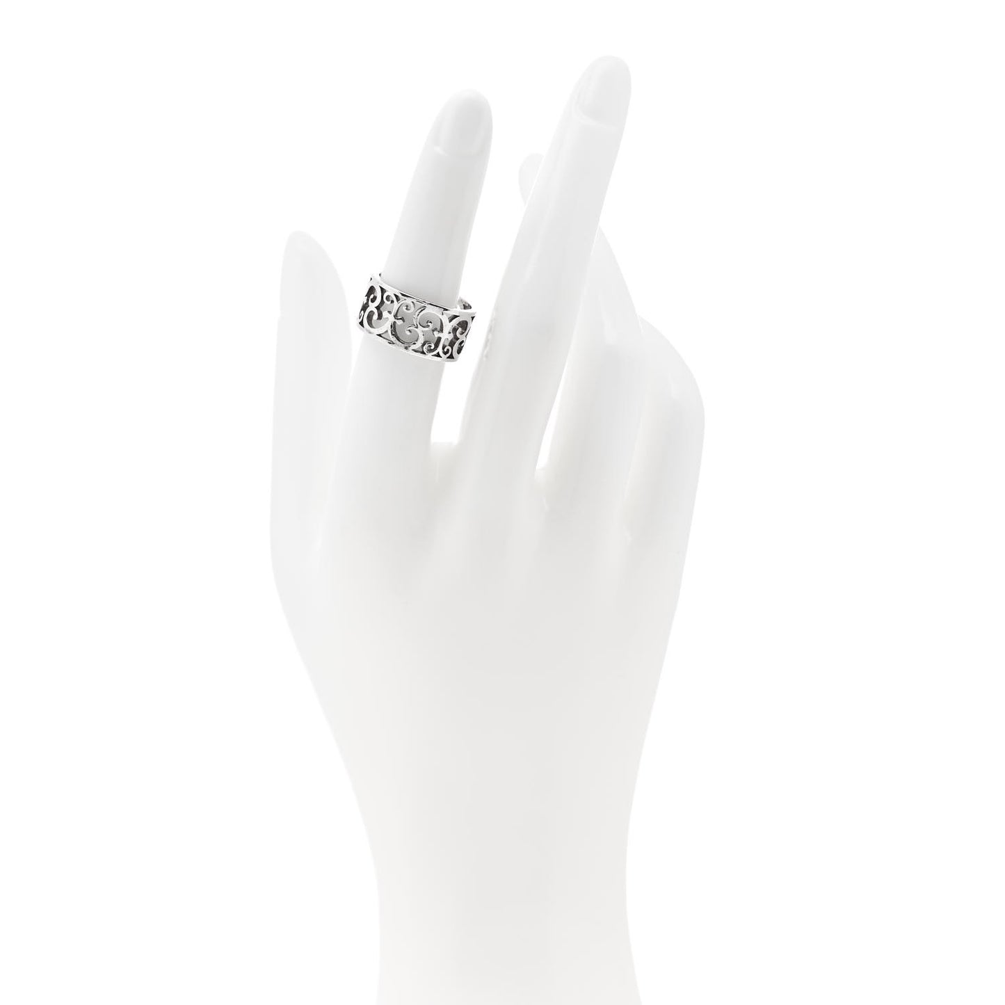 Sterling Silver Wide Enchant Ring 51 5.75