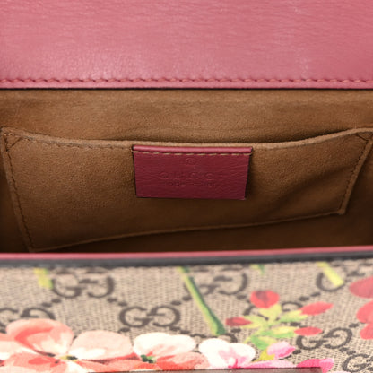 Gucci GG Supreme Monogram Blooms Small Padlock Shoulder Bag Beige Multicolor Dry Rose 6 of 12