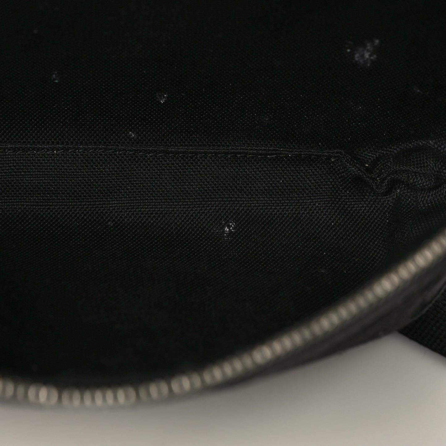 Monogram Jumbo GG Textured Dollar Calfskin Web Belt Bag Black
