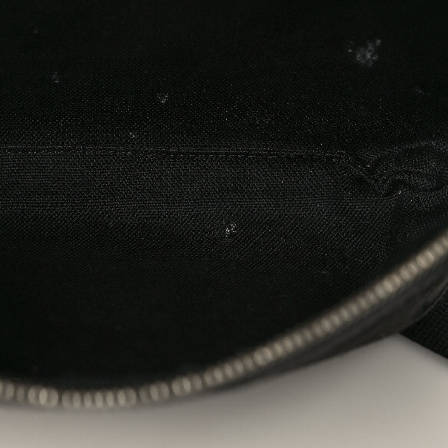 Gucci Monogram Jumbo GG Textured Dollar Calfskin Web Belt Bag Black 10 of 10