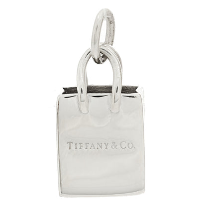 Tiffany Sterling Silver Shopping Bag Charm 1 of 3