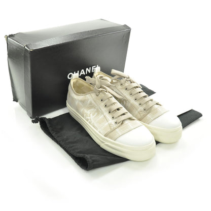 Chanel Nylon Travel Sneakers 41 Beige 2 of 7