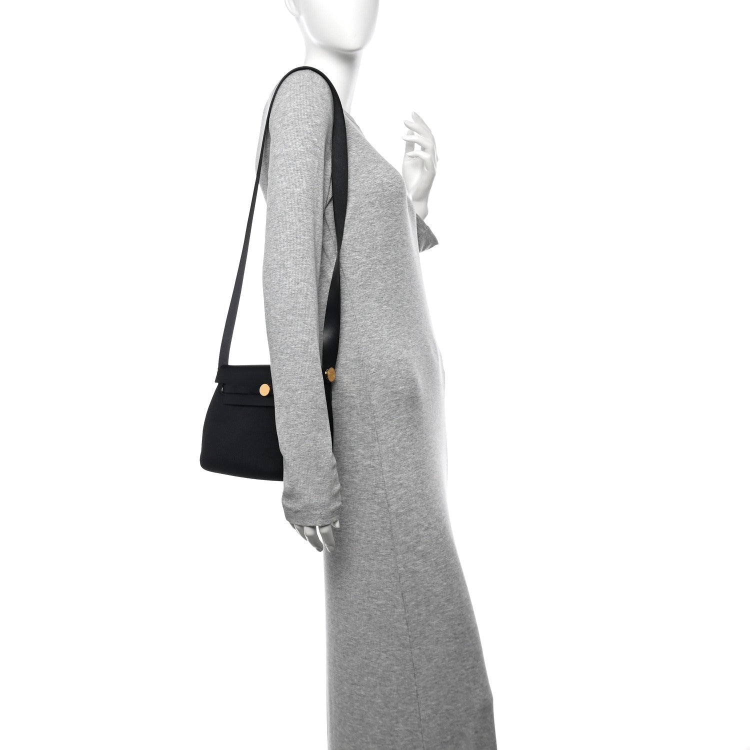 Hermes Military Toile Vache Hunter Herbag Zip Retourne 20 Black 2 of 11