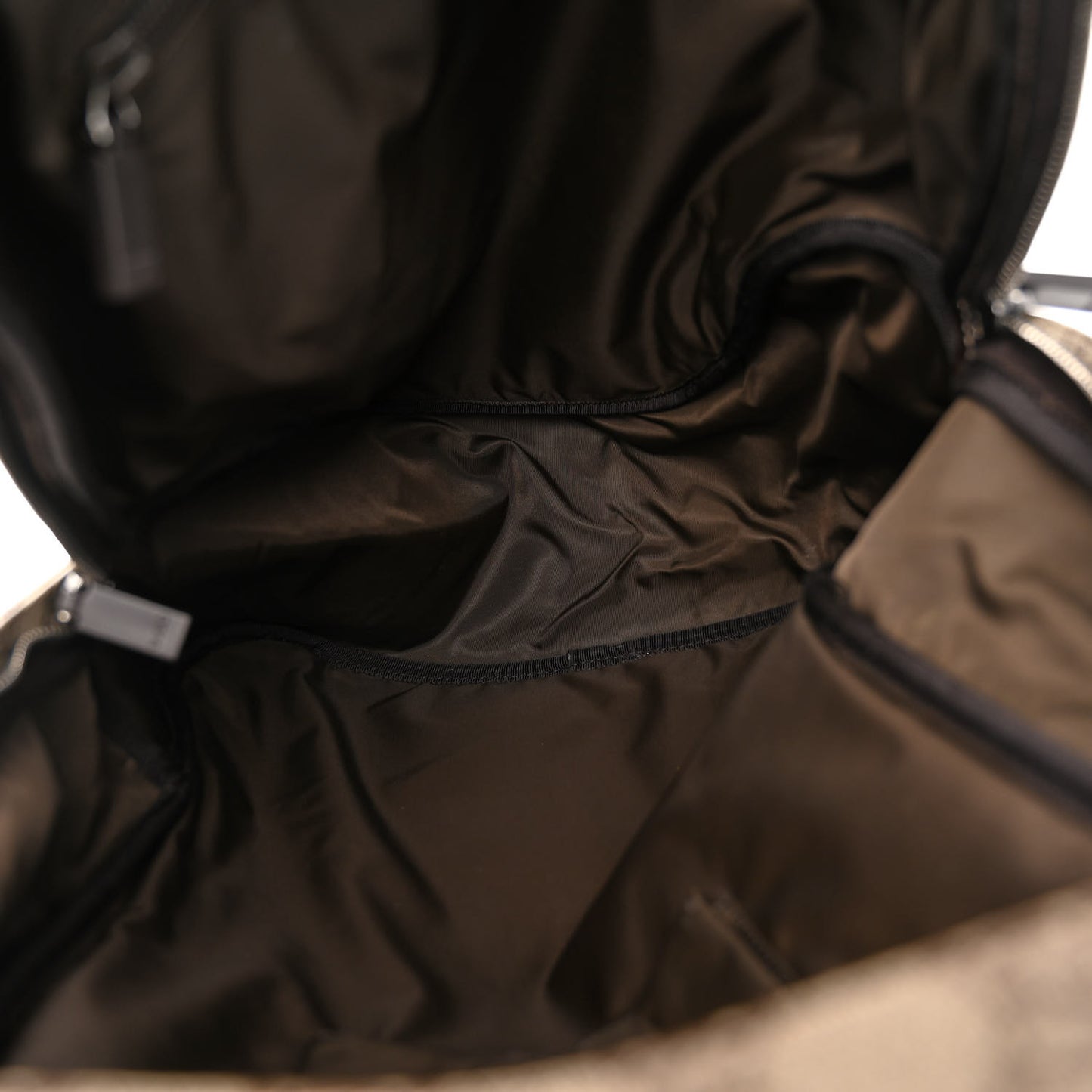 GG Plus Monogram Interlocking G Medium Backpack Dark Brown