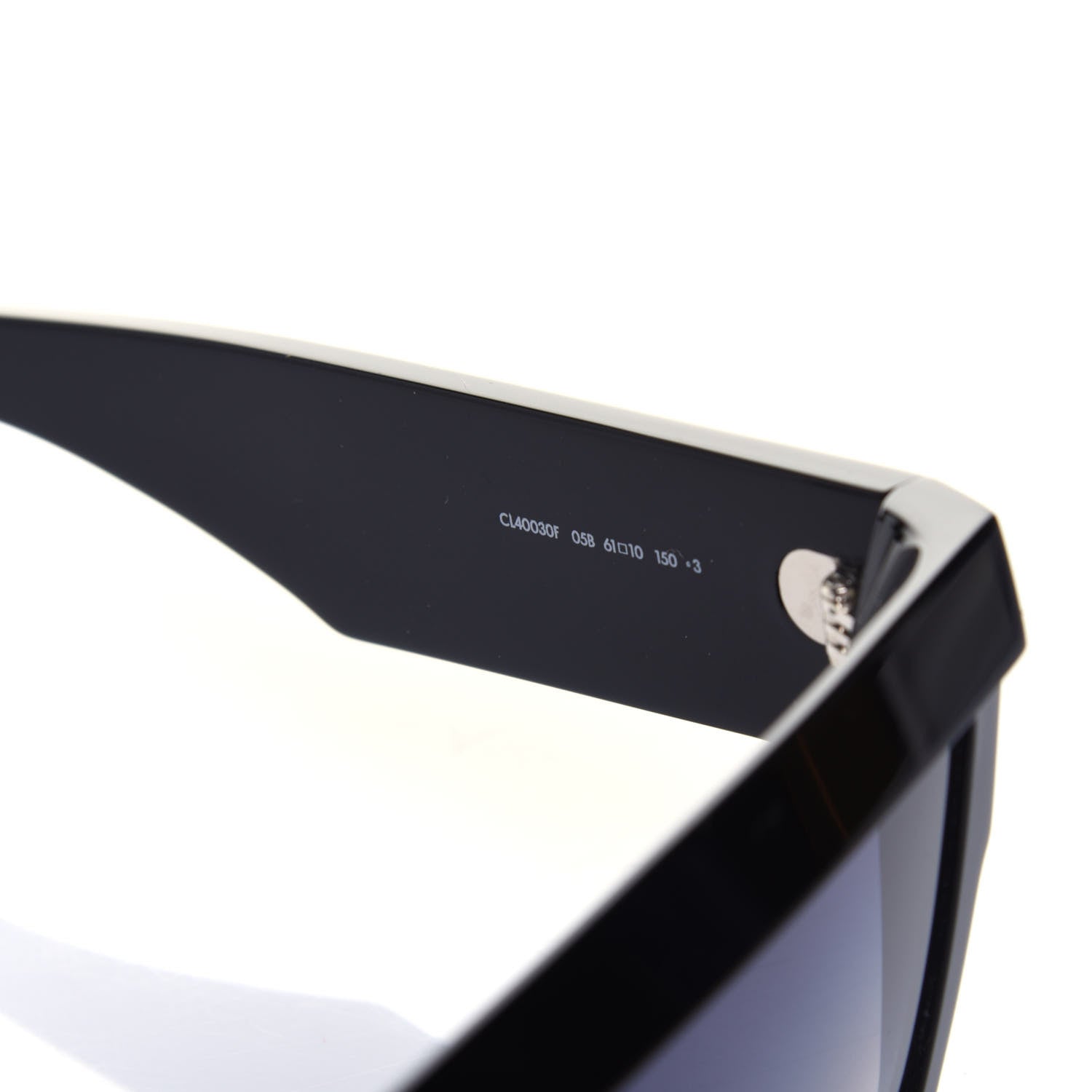 Celine Acetate Squared Sunglasses CL40030F Black 5 of 7