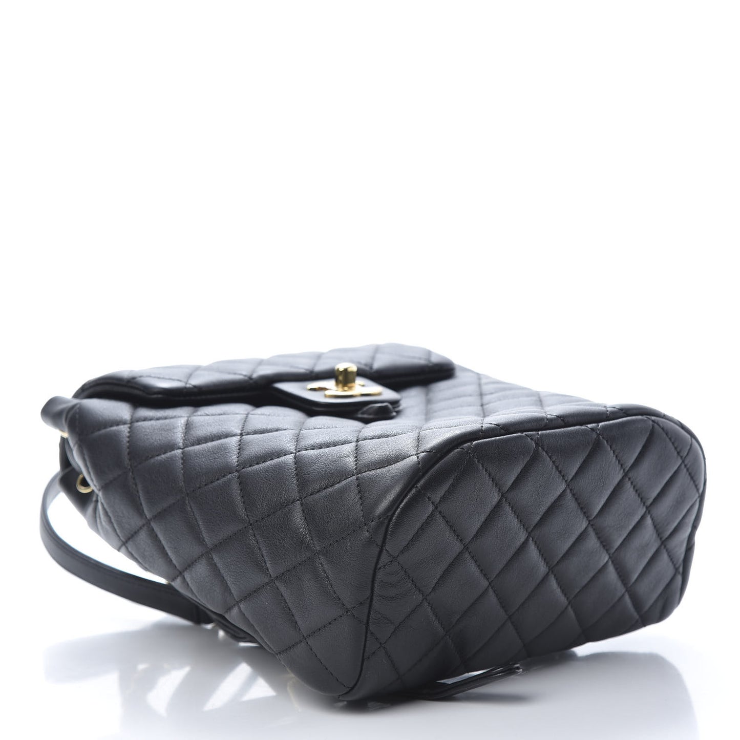 Calfskin Quilted Mini Urban Spirit Backpack Black