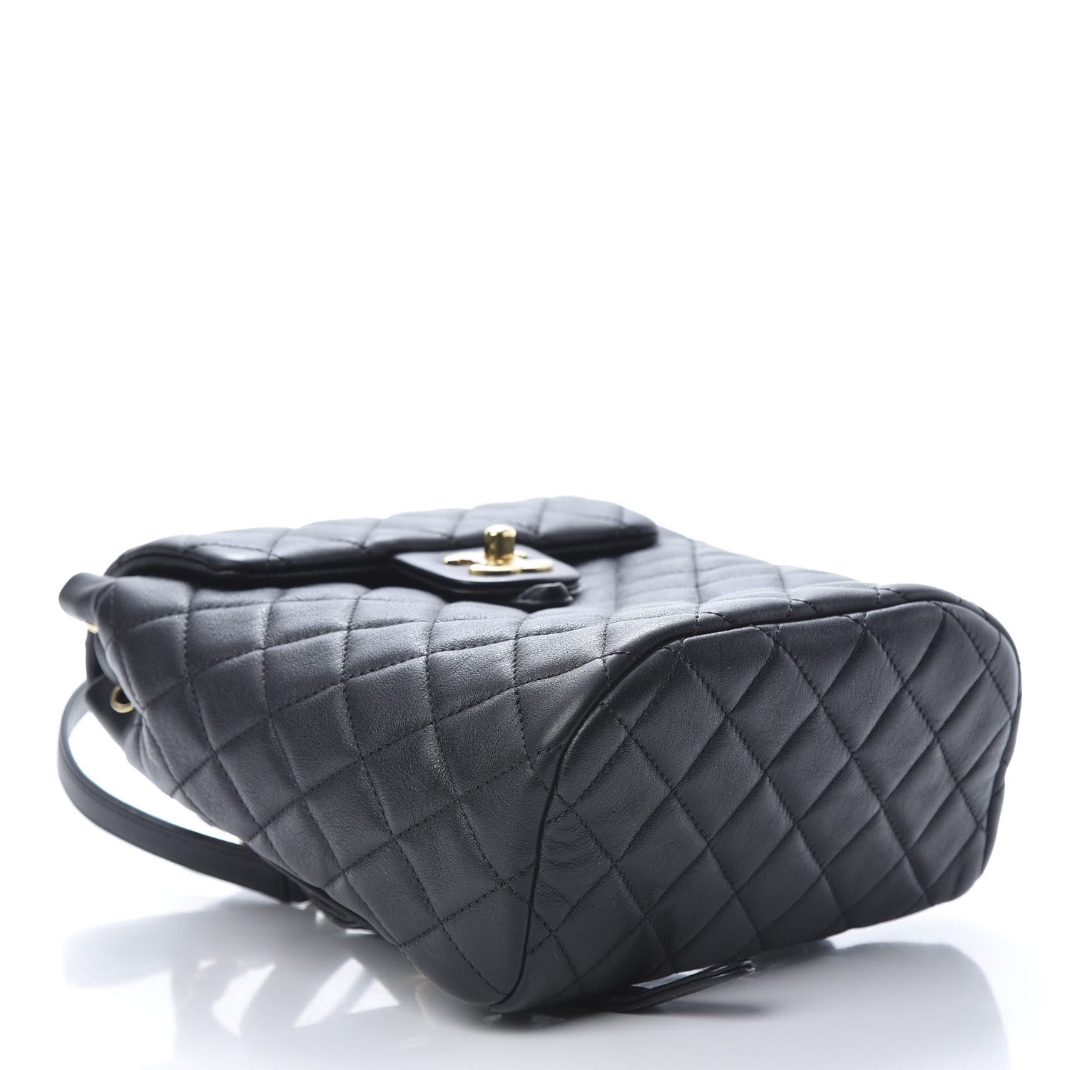 Chanel Calfskin Quilted Mini Urban Spirit Backpack Black 3 of 9