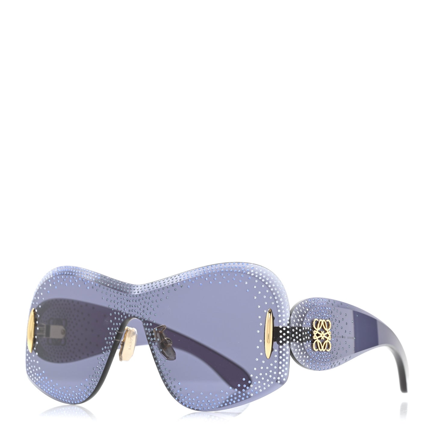 Nylon Crystal Starry Night Mask Sunglasses LW4167US Blue