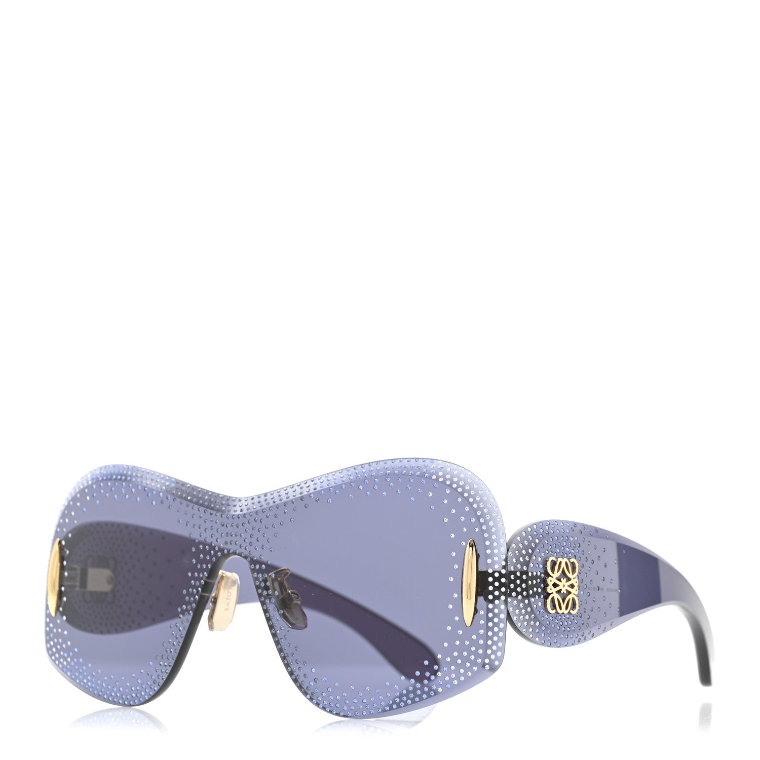 Loewe Nylon Crystal Starry Night Mask Sunglasses LW4167US Blue 1 of 7