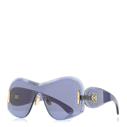 Loewe Nylon Crystal Starry Night Mask Sunglasses LW4167US Blue 1 of 7