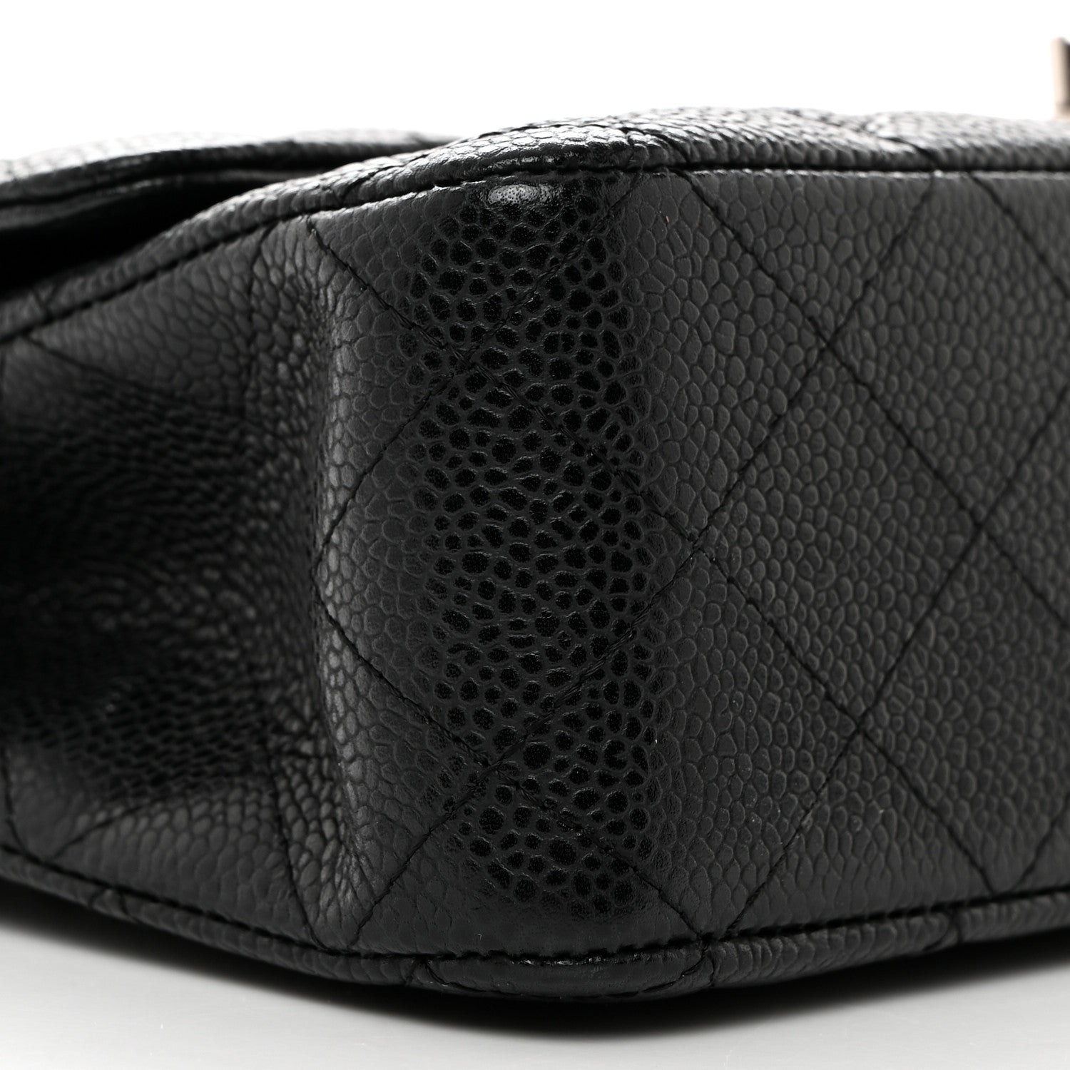 Chanel Caviar Quilted Medium Double Flap Black 9 of 10
