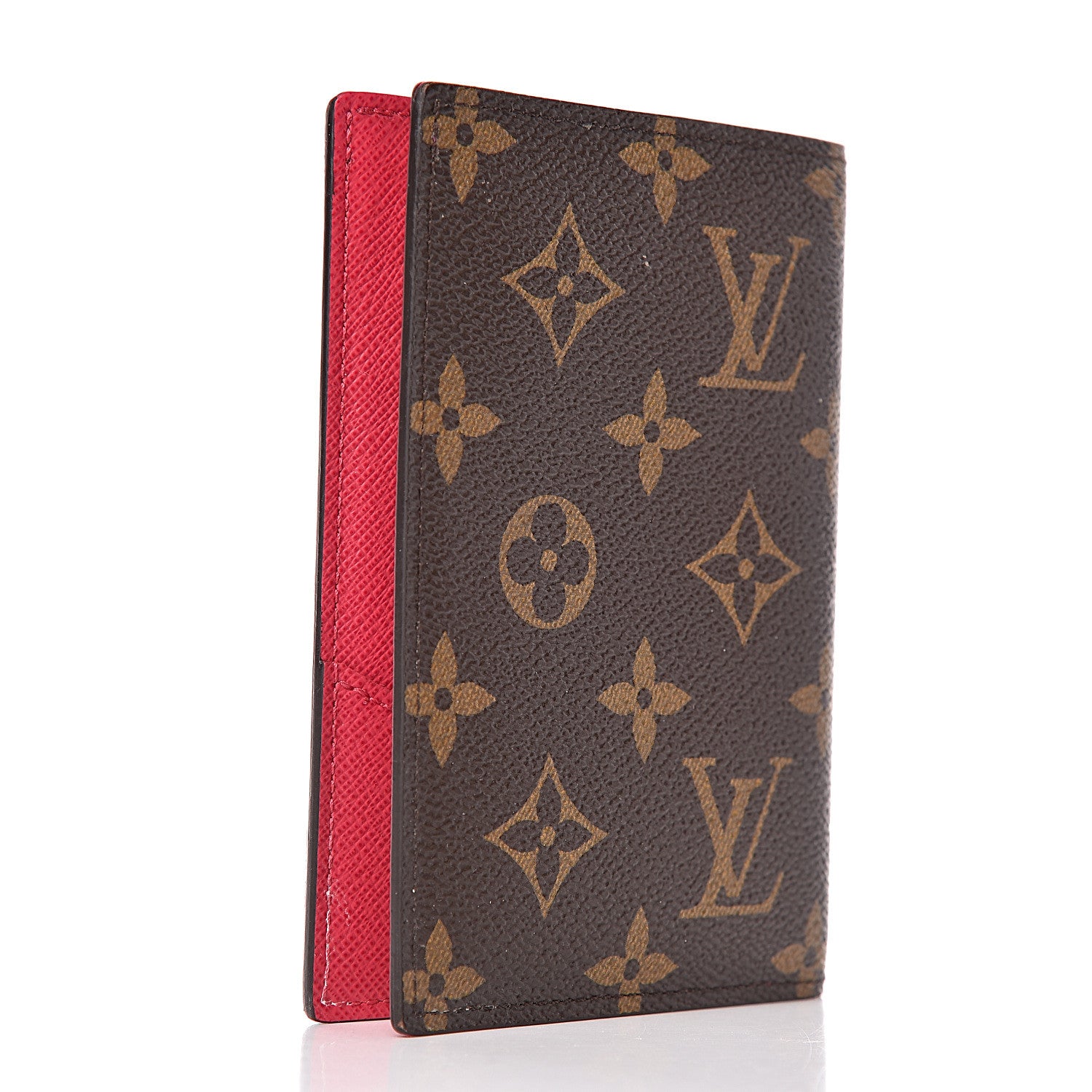 Louis Vuitton Monogram My LV Heritage Passport Cover Fuchsia White 3 of 9