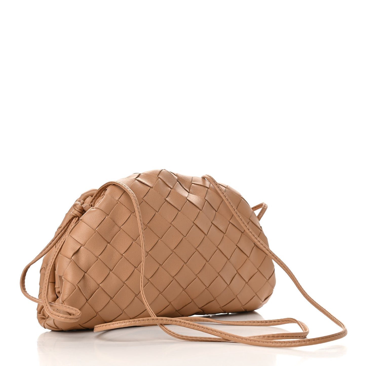 Nappa Intrecciato The Mini Pouch Almond