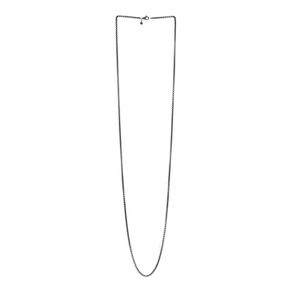 David Yurman Darkened Sterling Silver 2.7mm Box Chain Necklace 36" 3 of 4