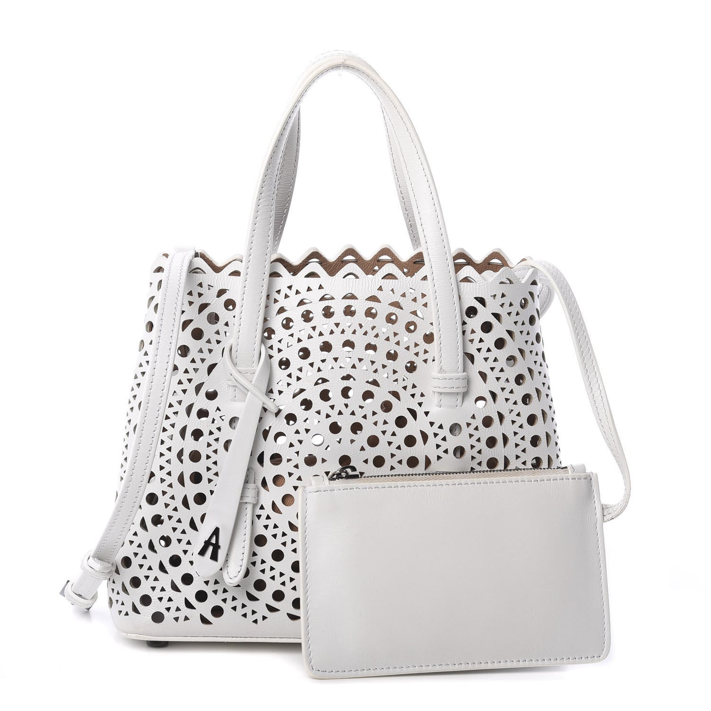 Calfskin Vienne Mina 20 Bag White