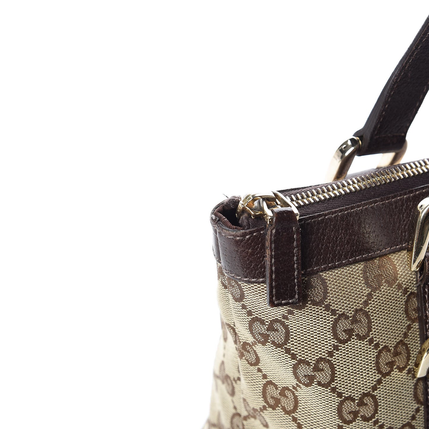 Monogram Small Abbey Tote Dark Brown