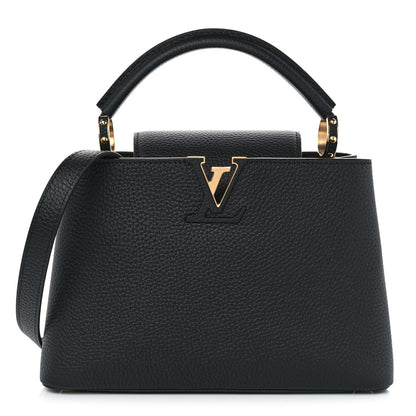 Louis Vuitton Taurillon Capucines BB Black 1 of 9