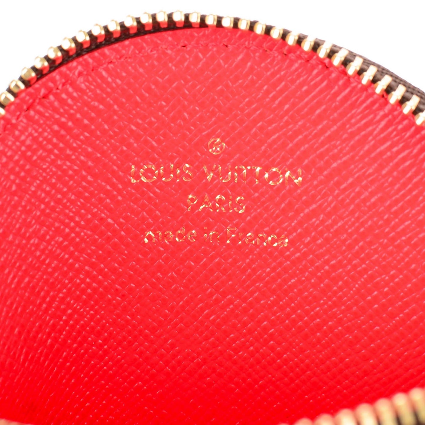 Monogram 2016 Christmas Animation Round Coin Purse Rouge