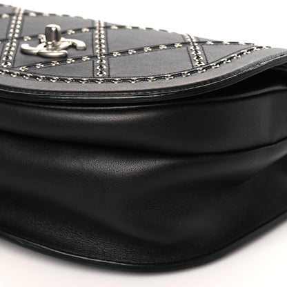 Chanel Calfskin Coco Eyelets Small Flap Bag Black 9 of 9